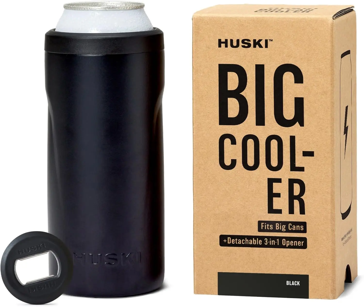 Enfriador de Latas Grande | NUEVO | Enfriador de Cerveza y Bebidas Energéticas Premium de 16oz y 19.2oz con Abrebotellas 3 en 1 Desmontable