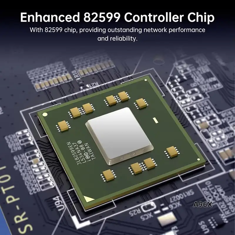 Fiber 10Gbps Ethernet Server Card, X520-DA1 PCIE X8 Network Adapter For Windows 7/8/10