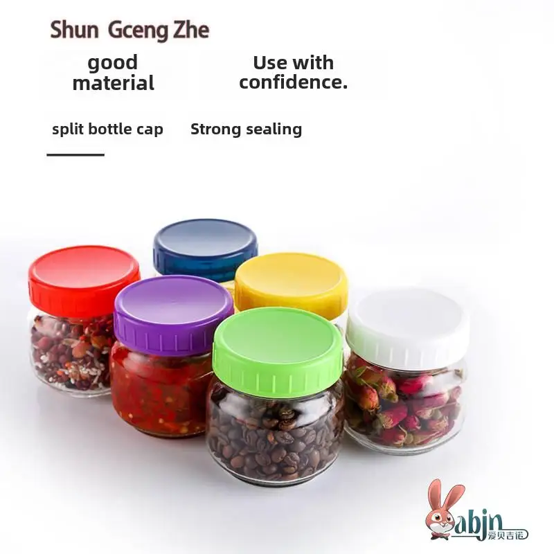 

Круглая пластиковая крышка для банок Мейсона, для контейнеров Chien Cup Sed, для хранения, с широким горлышком 86 мм, крышка для консервации 70 мм