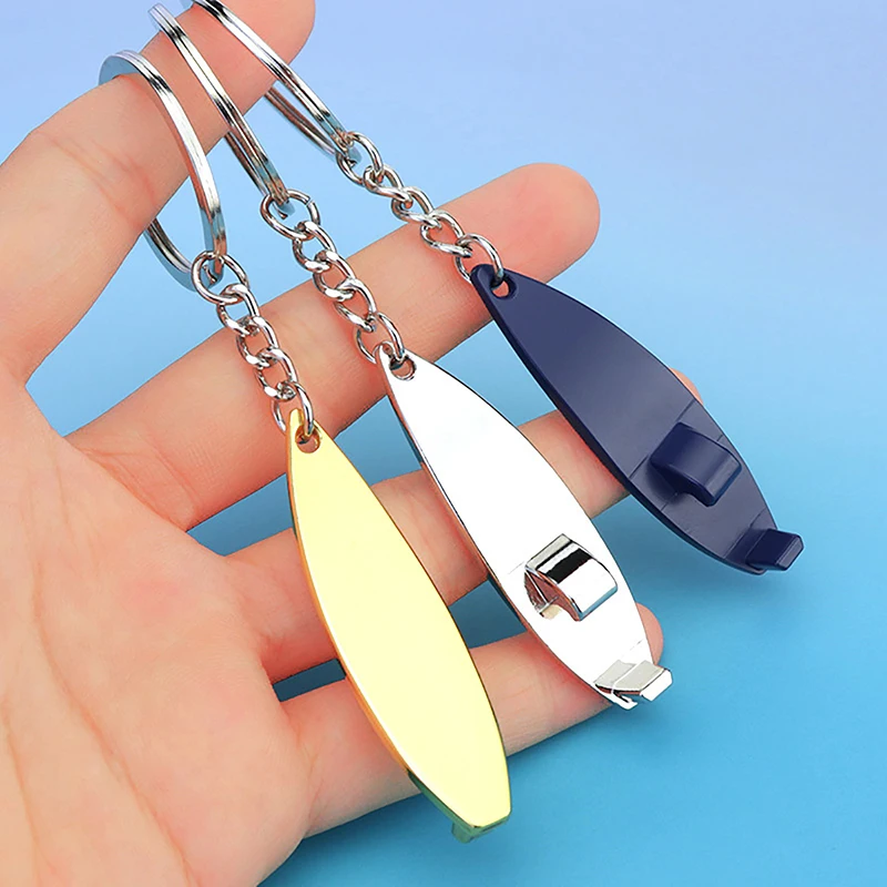 1Pcs Colorful Beer Bottle Openers Keychain Keyring Free Wedding Party Favor Party Gift Key Chain With Beer Opener