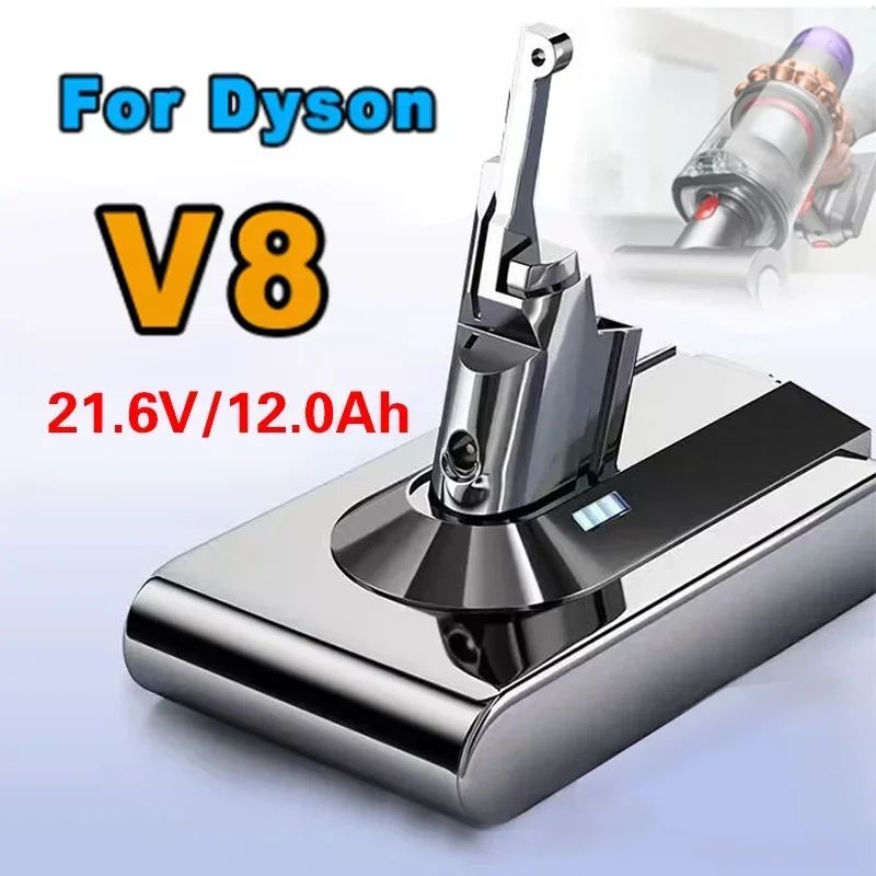 Dyson V8 21.6V 12800mAh Battery Replacement Dyson V8 Absolute Cordless Vacuum Handheld Vacuum Cleaner Battery BASONKALA