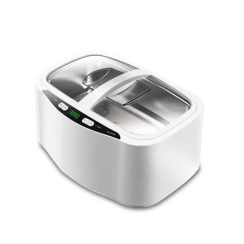 ABS Plastic Ultrasonic Cleaner Heating Type UC-6300 for Home/glasses/jewellery