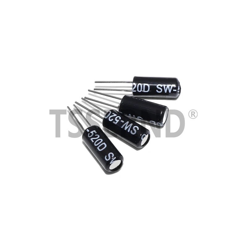 10PCS SW-520D SW520D Vibration Switch Ball Switch 5.2 * 11.5 Angle Switch Tilt Switch