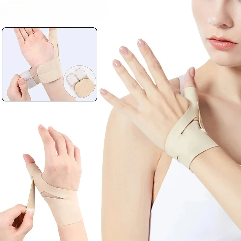 

1Pcs Summer Thumb Guard Tendon Sheath Wrist Protector Light Not Hot Wrist Protection Compact Fit Skin-friendly Softness Unisex