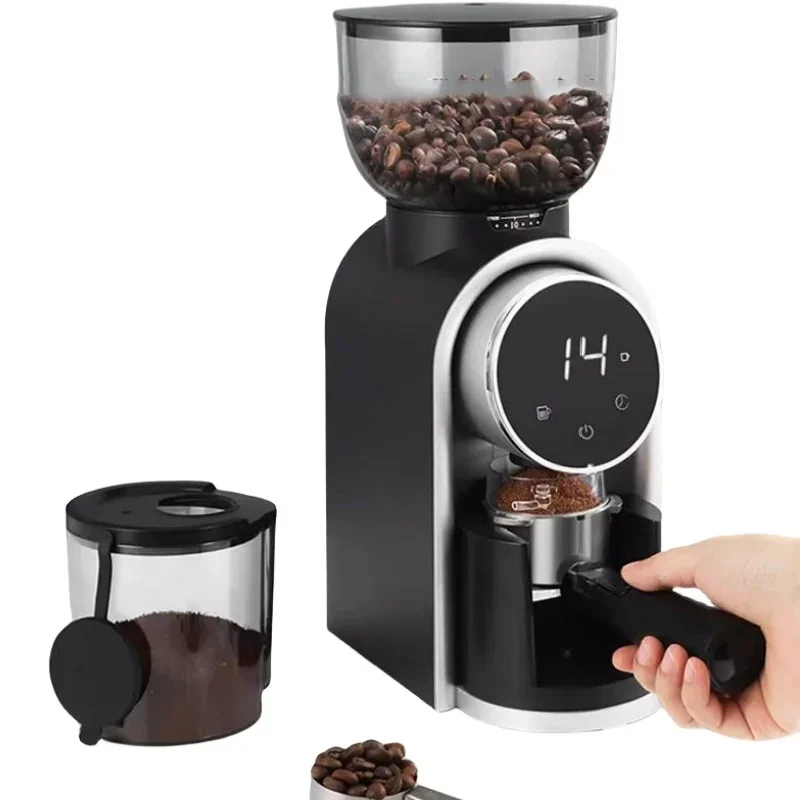 Quantitative Grinding Espresso Grinder Coffee Machine 420 CNC Steel Grinding Core Electric Coffee Grinder