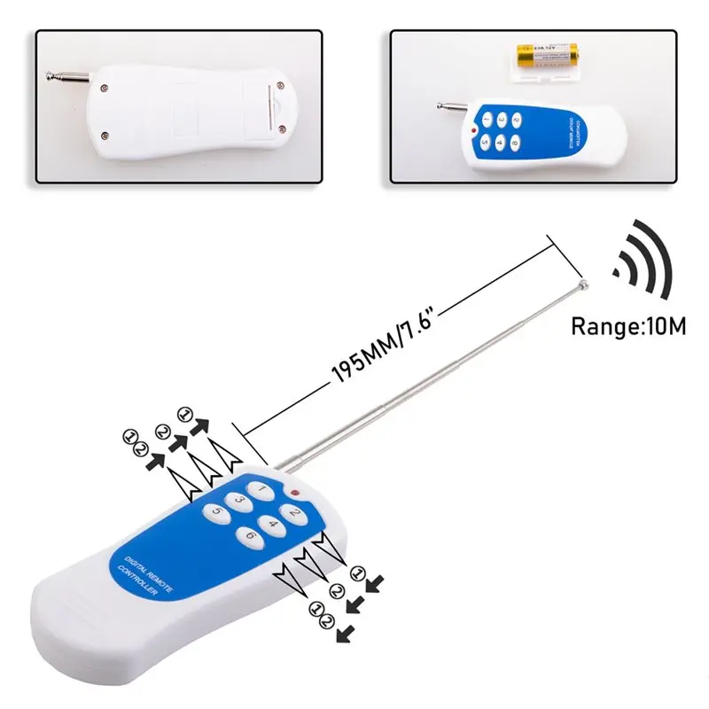 Un clic su e giù Elettrovalvola collettore sospensione aria 12V Elettrovalvola 0-200Psi Telecomando incluso