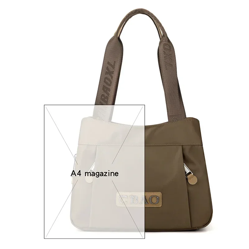 2024 Spring New Tote Bag Shoulder Bag Computer Bags Commuter  Women\'s Bag Oxford Cloth shopping handbag