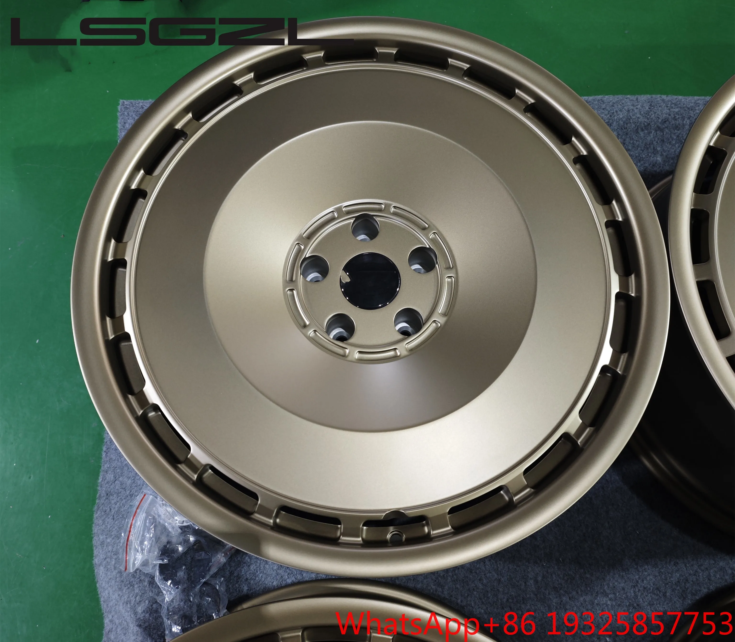 Forged Monoblock Bronze Color 5x114.3 5x130 5x120 5x112 Custom Alloy Car Wheel Rim for Cls sf90