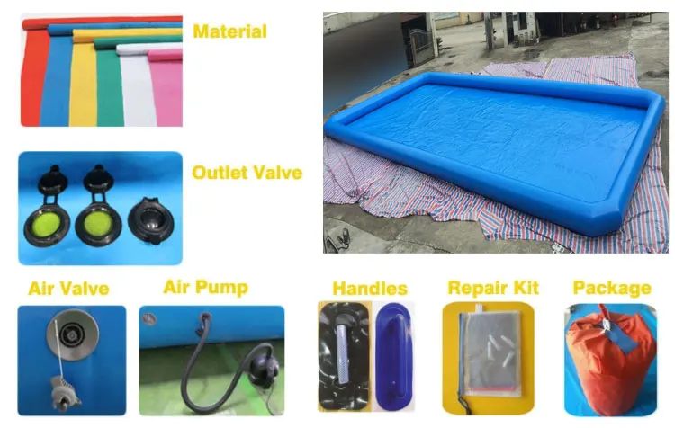 Joyshine Cheap 8m x 8m Inflatable Square Water Pool Large Home Backyard Inflatable Water Pools For Kids pvc Inflatable pool