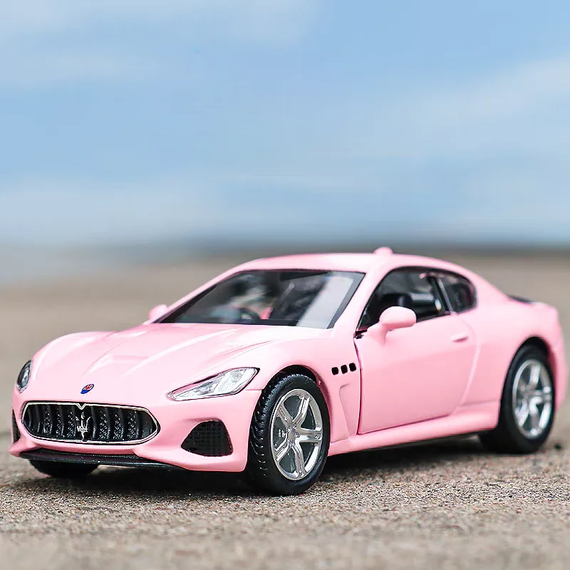 Maserati GranTurismo MC Simulation Diecast & Toy Vehicles Pull Back Car & Doors Open RMZ City 1:36 Alloy Model Birthday Gifts