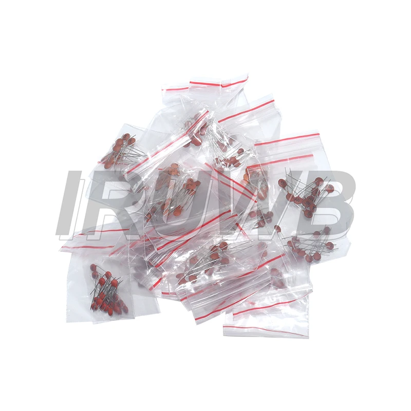 Kit condensatore ceramico Set 2pF-0.1uF Componenti elettronici Kit assortito di condensatori IC per fai da te