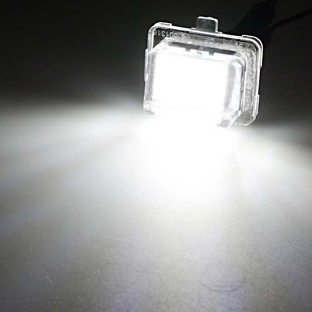 Car LED License Plate Light Tail Gate Board Panel Trunk Guard Signal Lamp Bulb For Mercedes-Benz W204 W212 W216 W221 W207