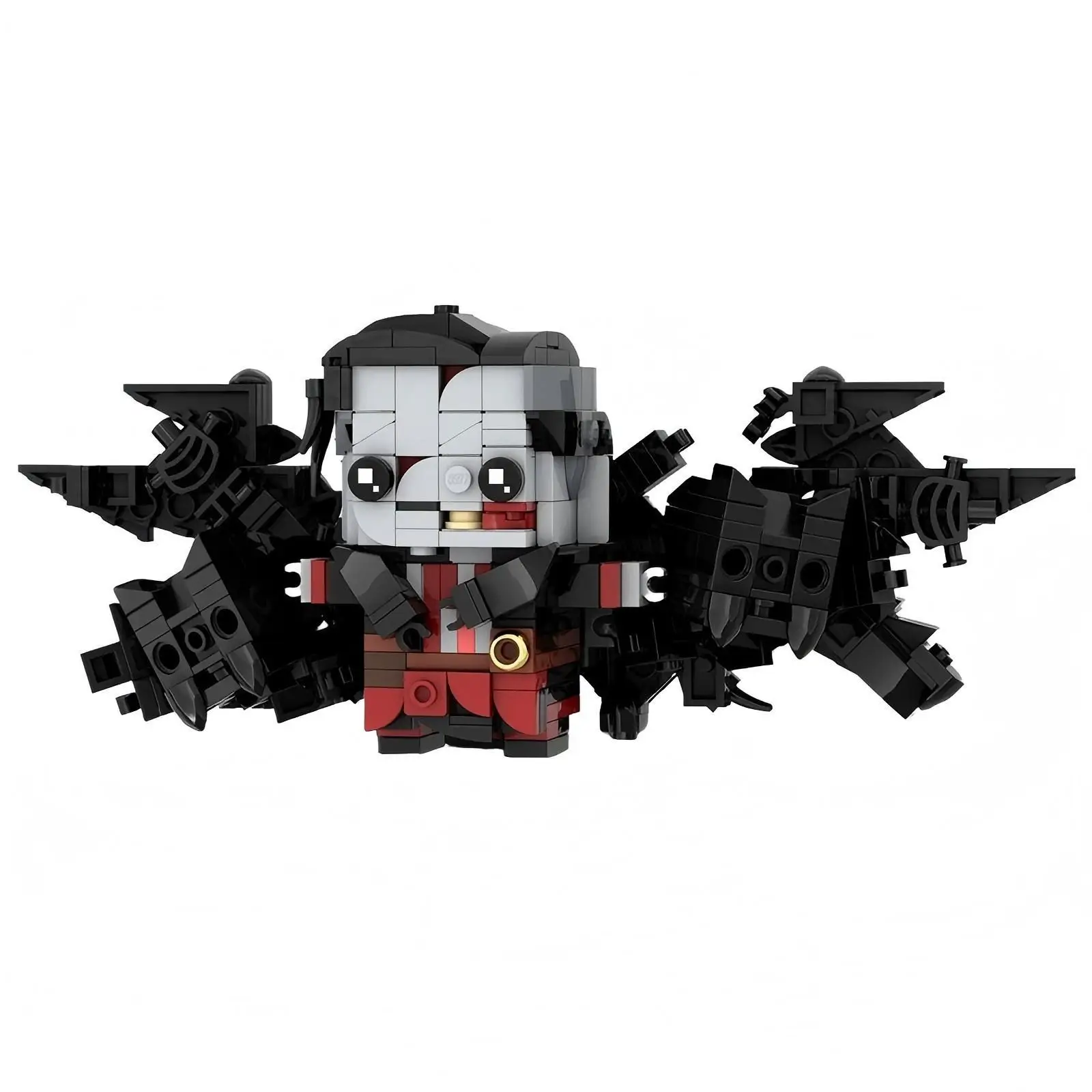 MOC-114861 Square head boy building block model assembly toy Male Educational bricks toys for children