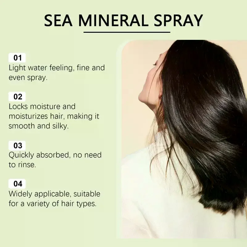 

Морской увлажняющий спрей для волос: длительное увлажнение и мягкость для ежедневного ухода