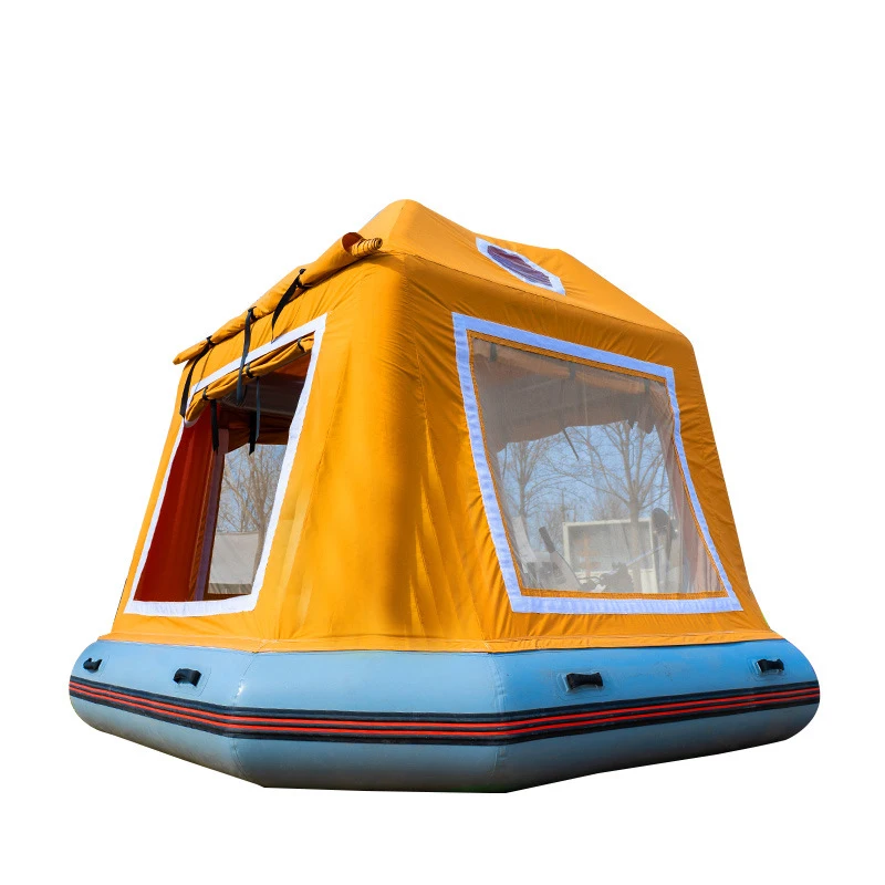 Outdoor Waterproof Sunscreen Camping Beach Sea Drifting Multi-scene Use Inflatable Tent