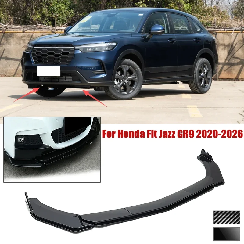 5pcs Front Bumper Shovel For Honda HR-V RU RV 2014-2026 Spoiler Front Bumper Deflector Anti Scratch Protection Device