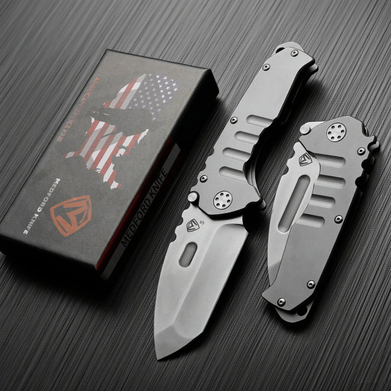 Medford - Heavy-duty Folding Knife, High-hardness D2 Blade, Portable Backpack Camping Travel Knife, Sharp Fruit Knife - view 3