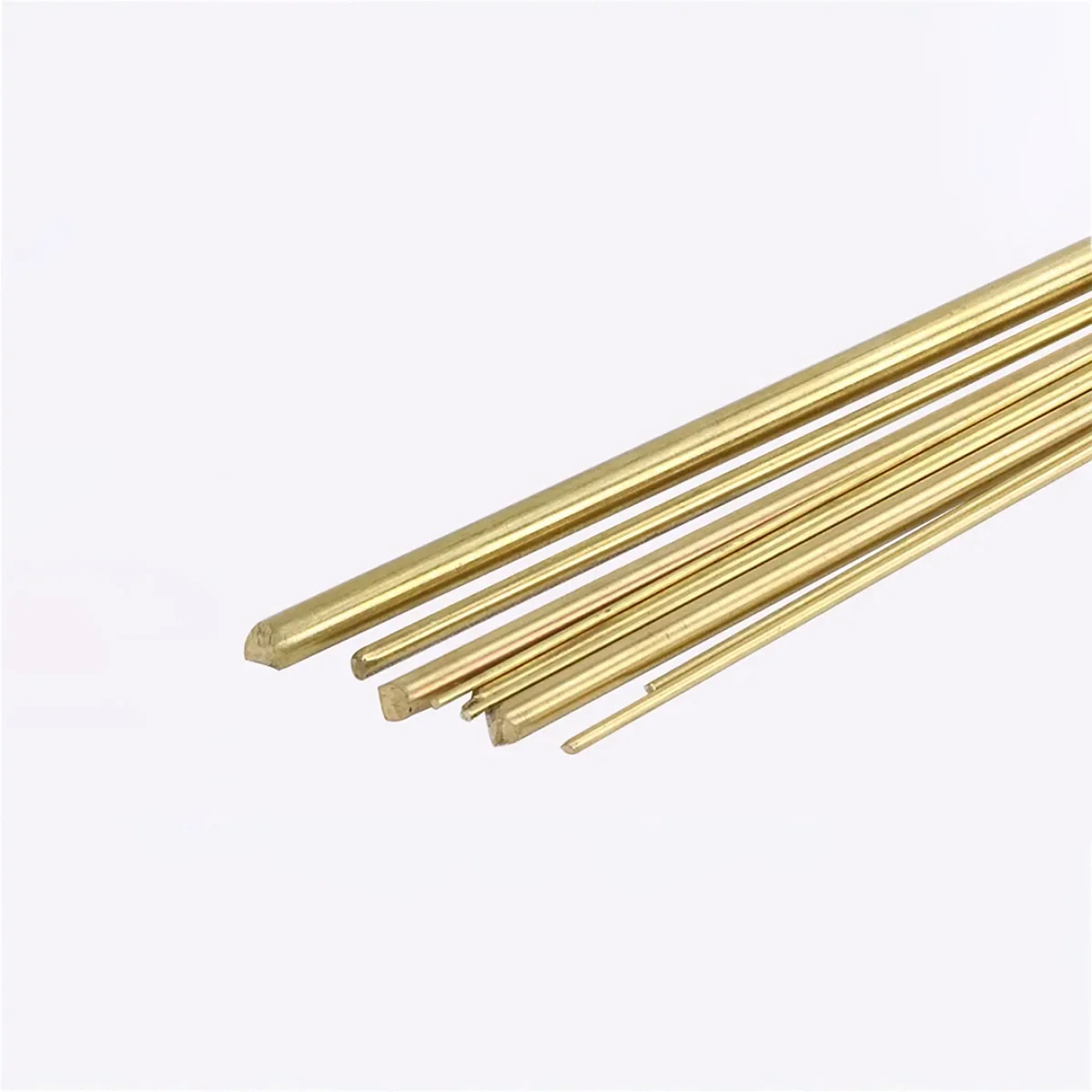 H62 Brass Rod / Thin Copper Rod / Solid Round Copper Rod, Diameter 1 1.2 1.5 1.8 2 2.5 3 3.2 4 5mm