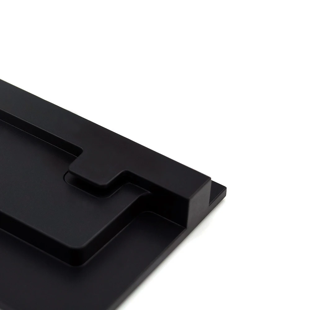 حامل حامل عمودي لوحدة التحكم في الألعاب Xbox One S، قاعدة حامل آمنة سوداء، قاعدة تثبيت أقدام غير قابلة للانزلاق لأجهزة Xbox One S #5