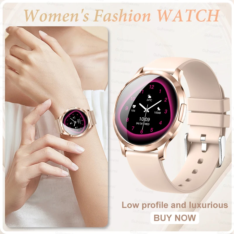 2026 Nieuwe Smartwatch voor Vrouwen Cadeau 1.32 Inch Volledig Aanraakscherm Sport Fitness Horloge Bluetooth Oproepen Digitale Smartwatch Dames