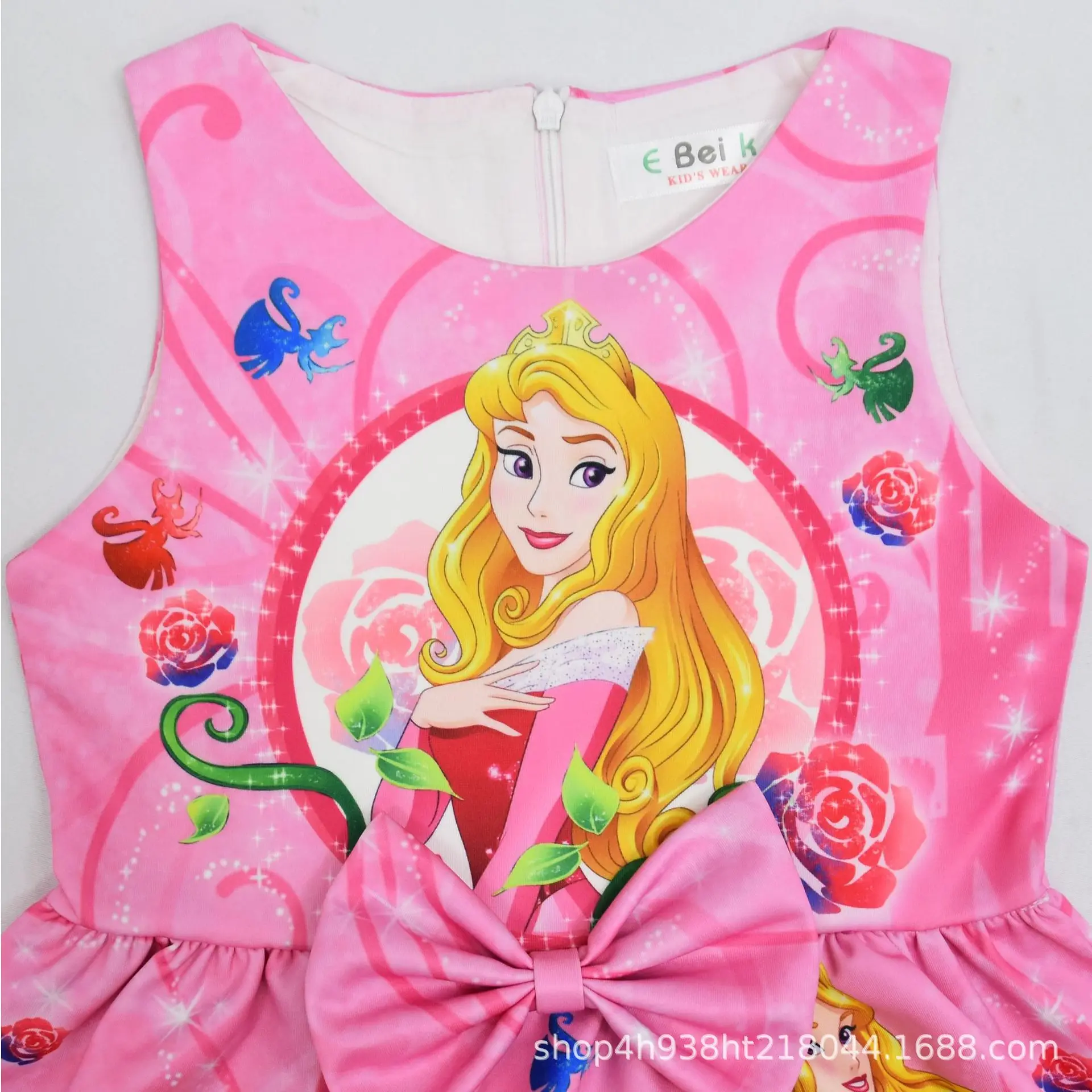 2024 Children\'s Castle Snow White Cinderella Rapunzel Girl Princess Dress Children\'s Clothing Kids Summer Dresses for Girls