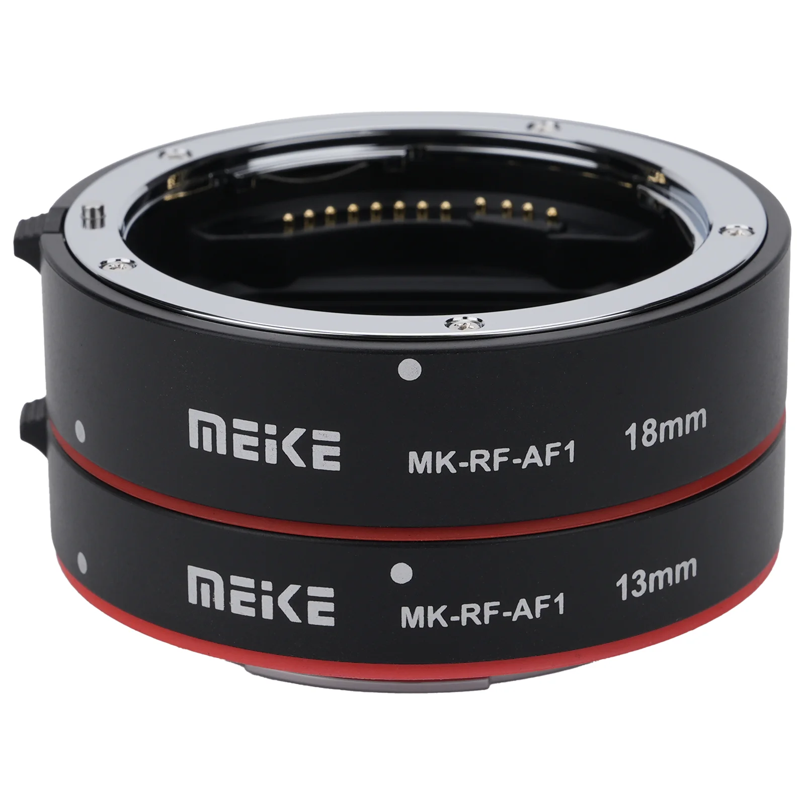Meike MK-RF-AF1 Metall AF Makro-Verlängerungsring Autofokus-Adapterring 13mm 18mm für Canon EOS-R EOS-RF EOS-RP Serienkameras – Detail 1