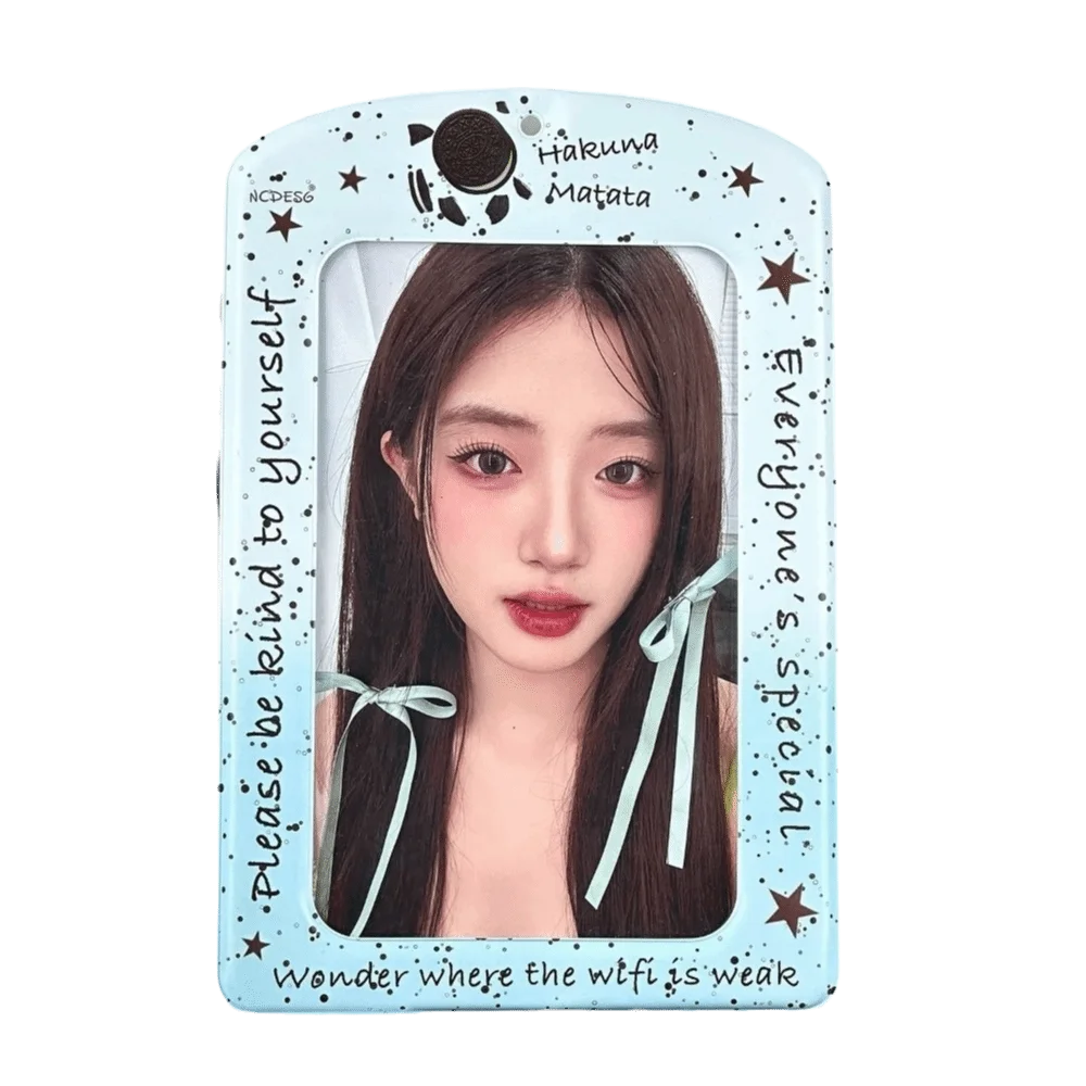 Trendy A4 Photocard Holder PVC Giant Protectors for Postcards Korean Idol Colorful Card Cover for Fans