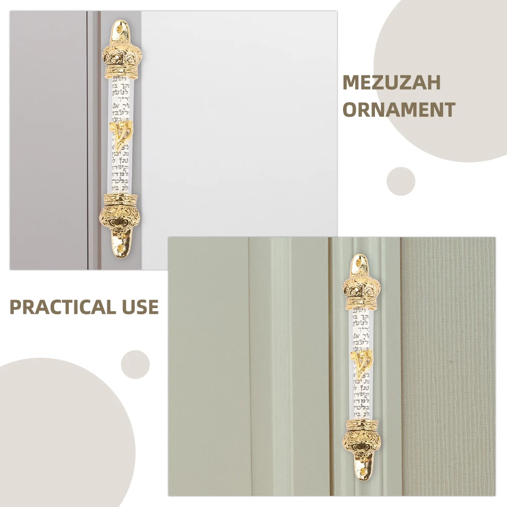

2pcs Mezuzah Mezuza For Door Mezuza Gift Hannukah Home Decor Door Gifts Side Gift