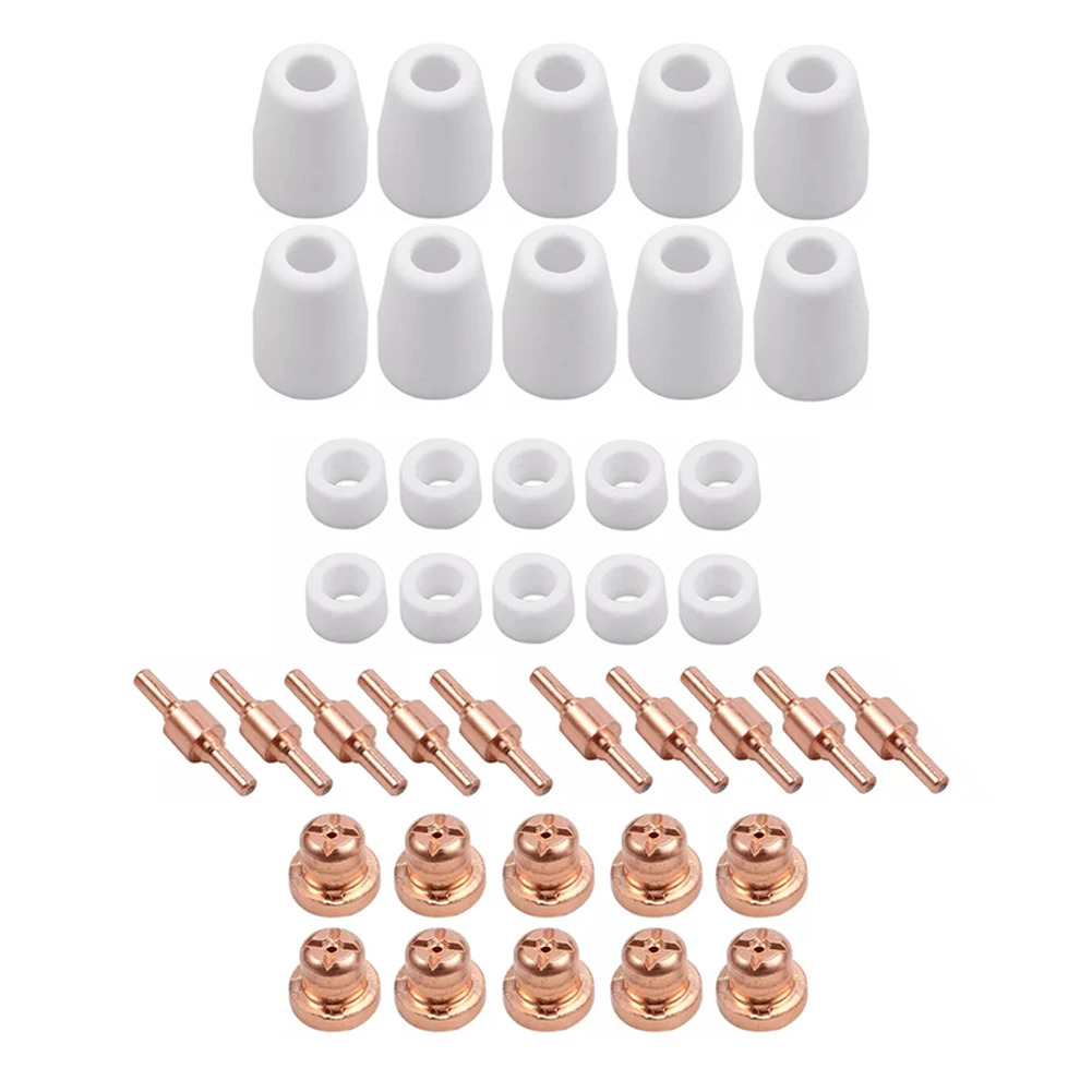 

Комплект расходных материалов для плазменной резки: улучшенная производительность, высококачественная медь, максимальная толщина резки 20 мм