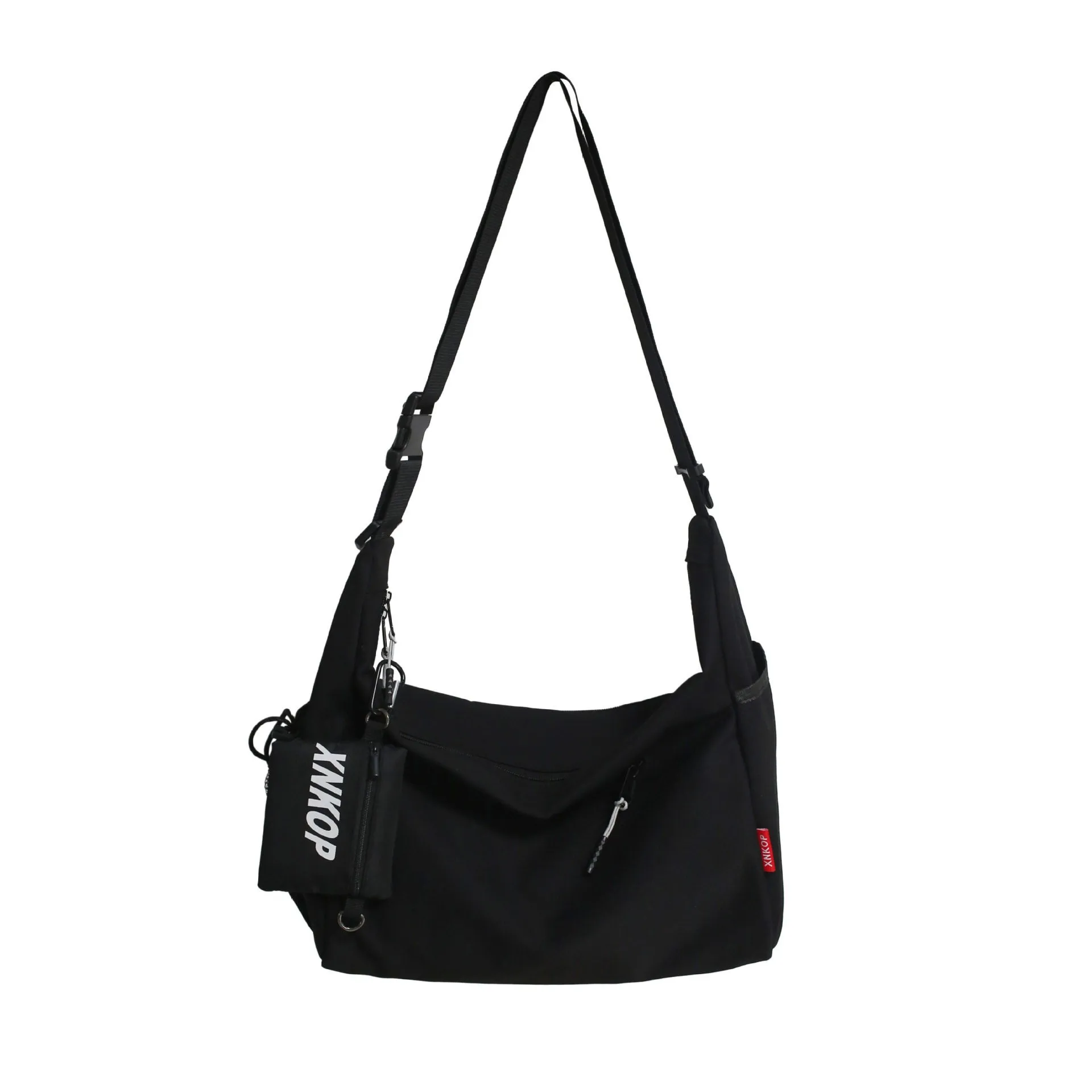 Cool Street Style Large Capacity Crossbody Bag Couple Casual Workwear Backpack Leisure Student Slant Bag Trendy Japanese Brand