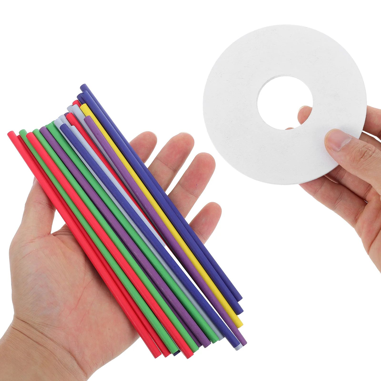 0.2kg Colored Wooden Sticks Creative Family Interaction stacking balance hand eye coordination games portable