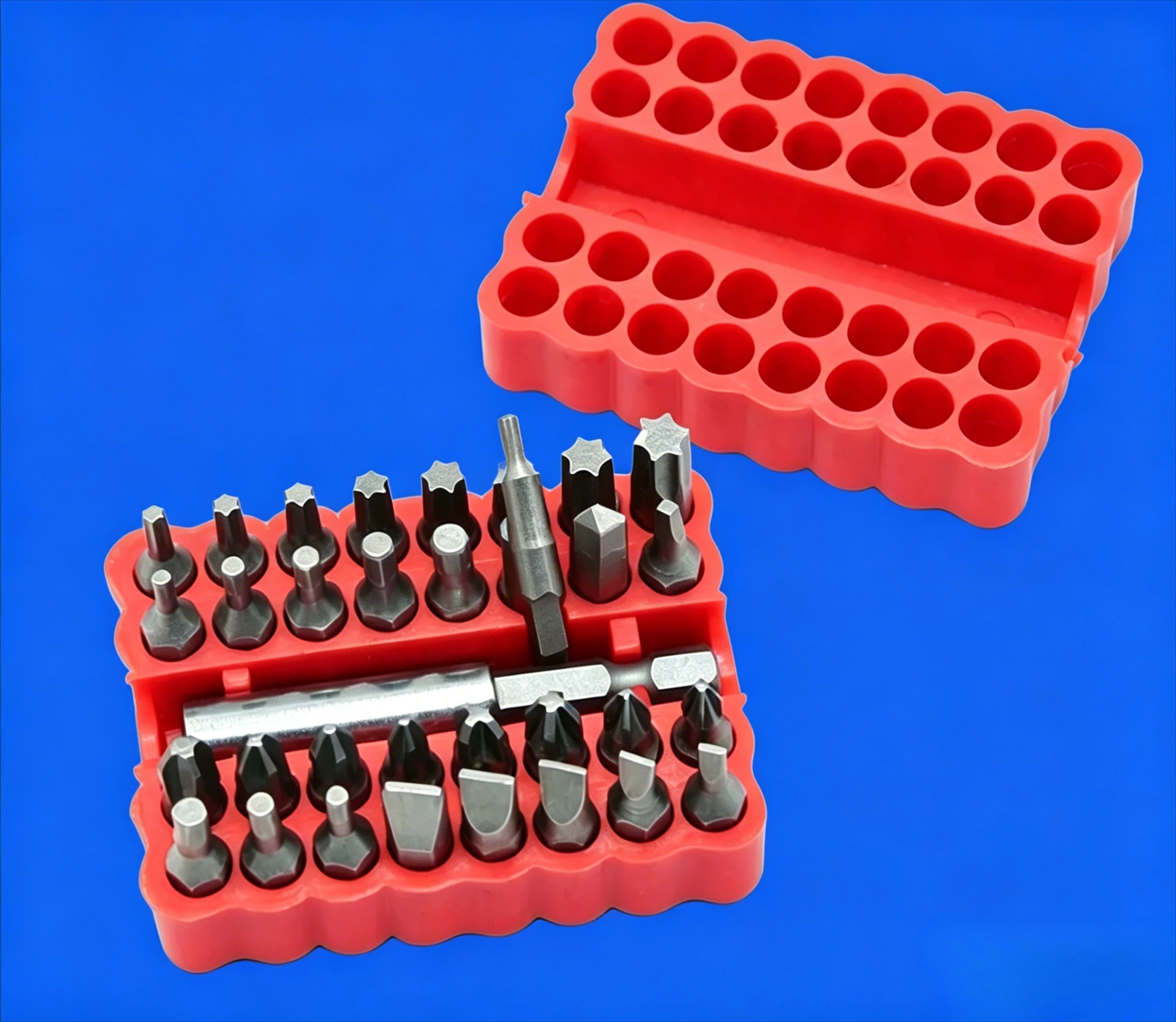 Kit de 33 embouts de tournevis électriques Phillips et hexagonaux spécialisés avec rallonge pour outils électriques
