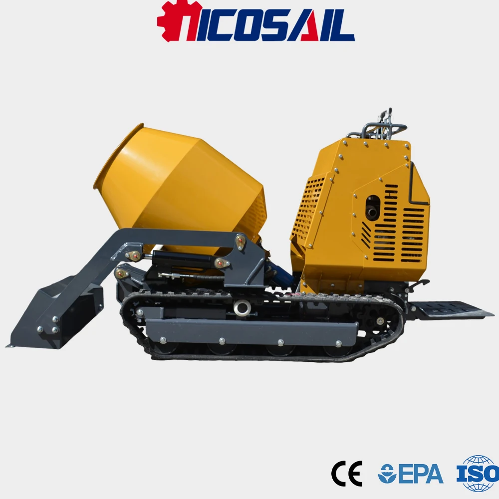 Custom Concrete Mixer Dumper for Remote Village Housing Projects CE Euro 5 Self Loading Machine Equipment