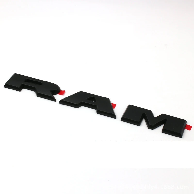 ABS Car Door Side Emblem Cover Sticker for Dodge Ram 1500 2019 2020 2021 2022 Auto Fender Letter Badge Exterior Decoration - view 6