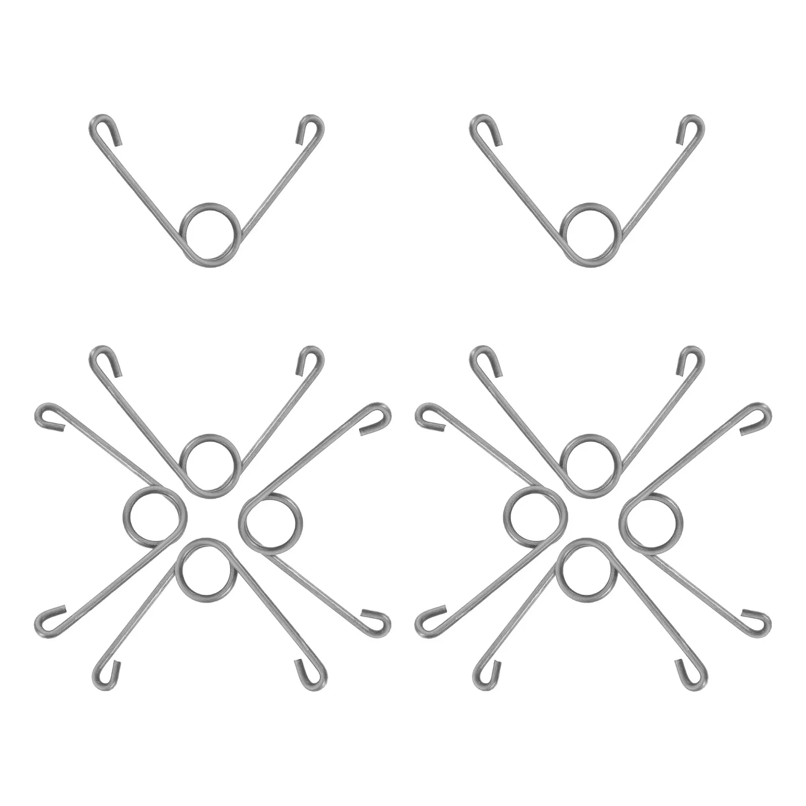 10Pcs Pruner Springs Stainless Steel Precision V-Shaped Shear Garden Tool Replacement Springs for Tree Lopper Trimming Scissors