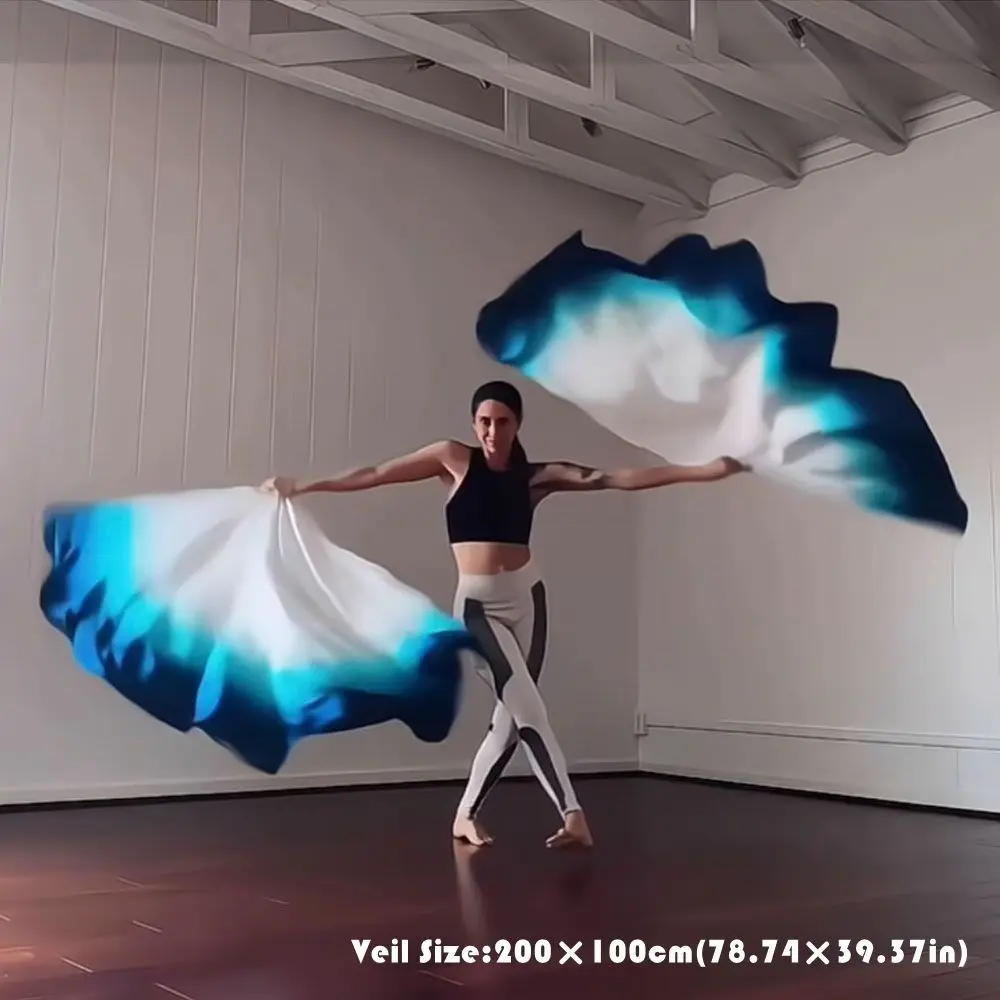 مع أعواد تلسكوبية لملحقات الرقص الشرقي، قضبان متعددة الألوان قابلة للتطوير، أوشحة ملونة، علم خفيف الوزن ومحمول #6