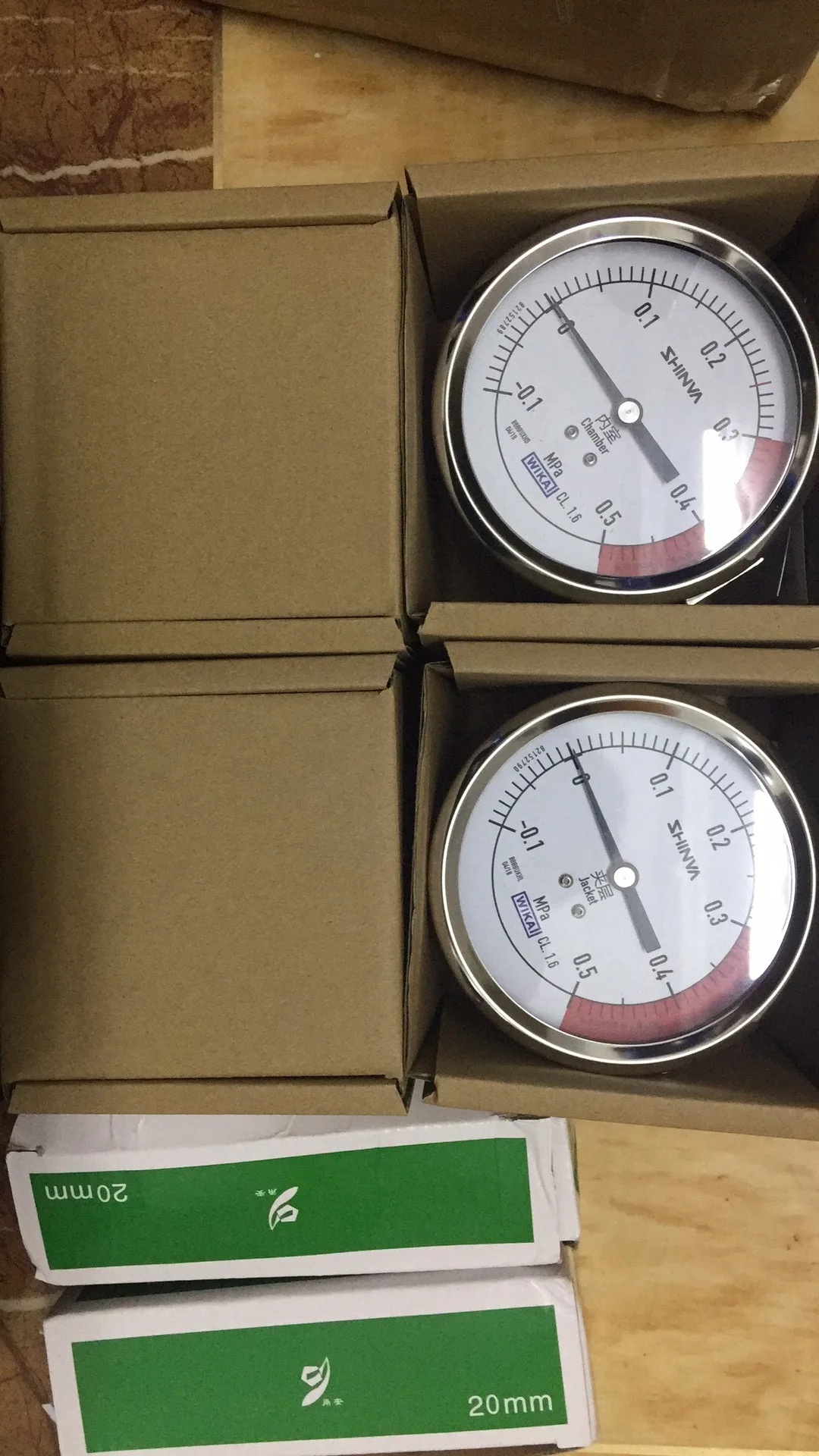 

Wika pressure gauge-0.1-0.5mpa