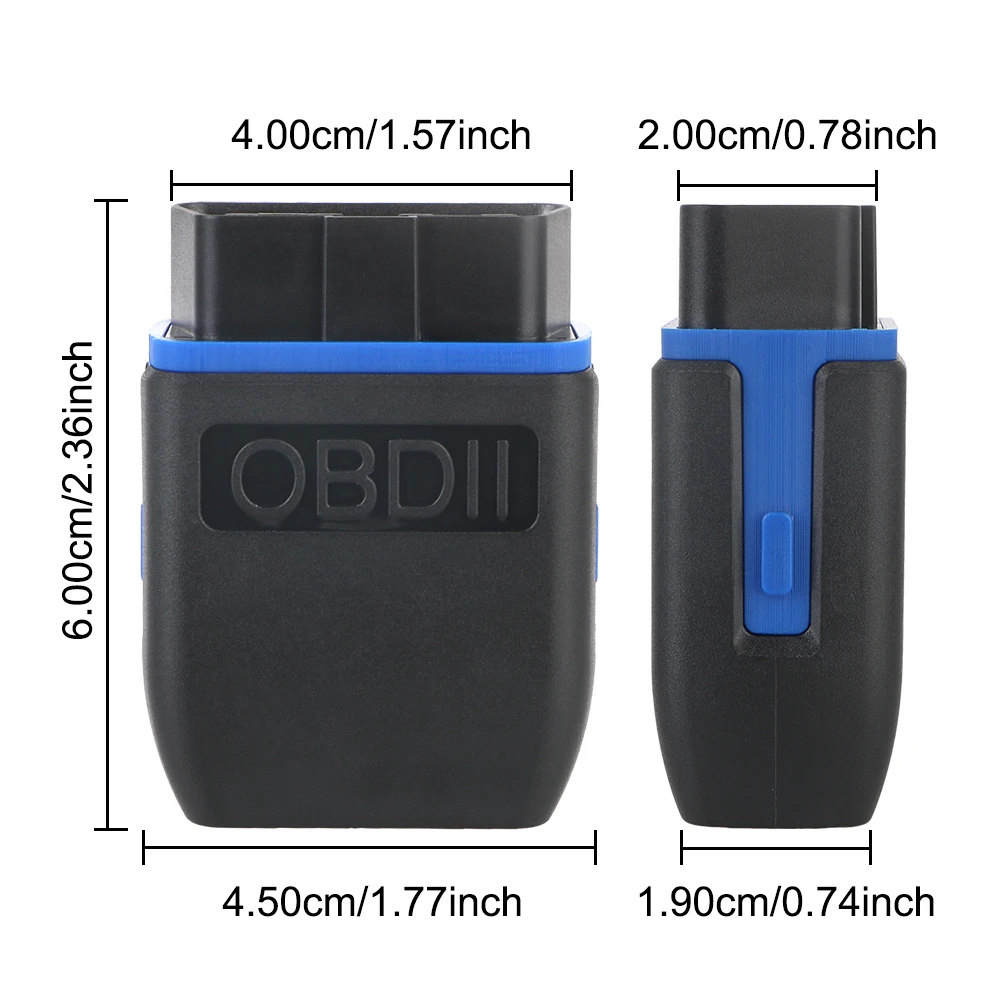 For iOS Android and Windows Diagnostic Scanner Car OBD II Car Code Reader OBD2 Scanner ELM327 V1.5 Mini Wireless Bluetooth 4.0