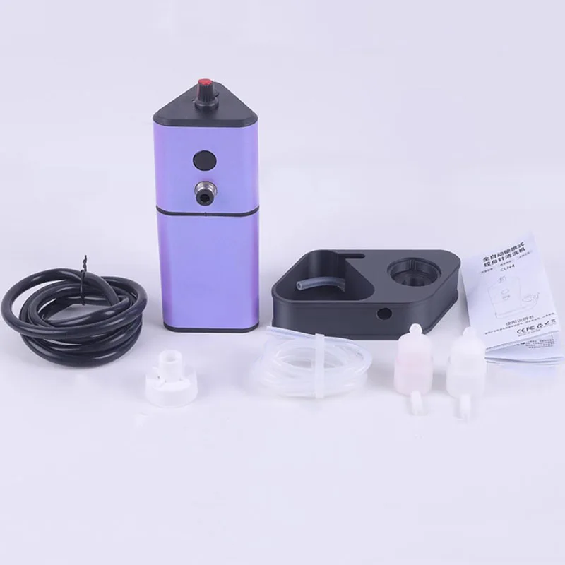 Fully automatic sensor cleaning machine - rechargeable and portable tattoo needle cleaner will not damage the needle tip