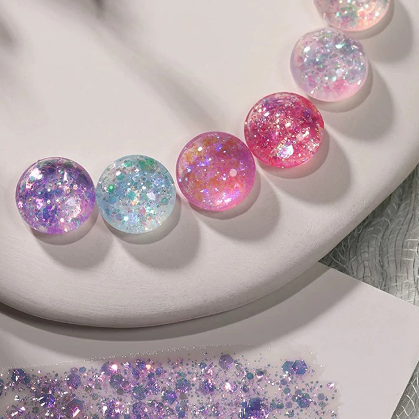 1-6PCS 12ML Deer Crash Series Sequin Gel Nail Polish 2026 Popular Whitening Flashing Colorful Nail Polish Nail Art Supplies