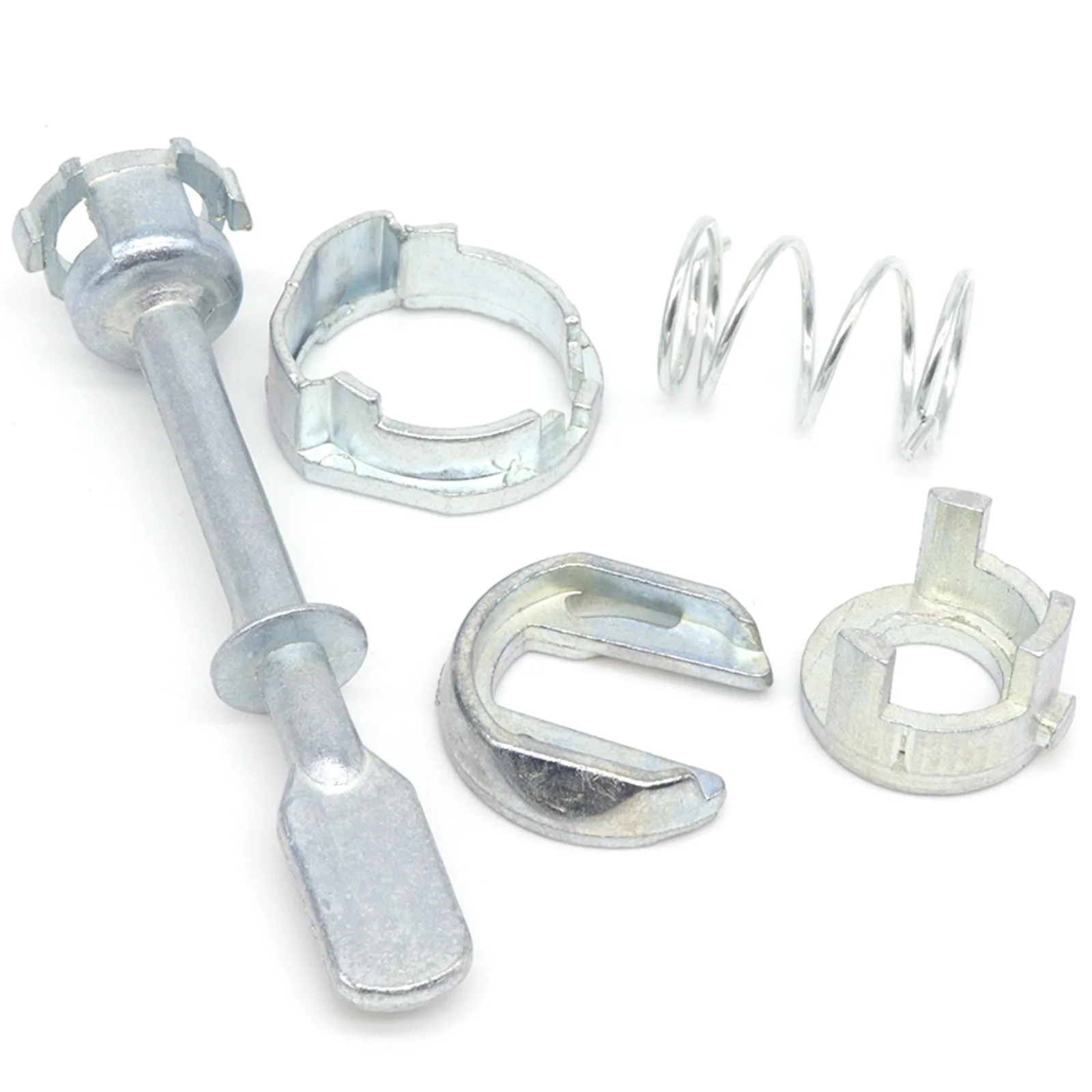 5pcs Car Front Door Handle Lock Cylinder Barrel Paddle Repair Kit Tool 67MM Set Replacement For Seat Cordoba Ibiza VW Derby Polo