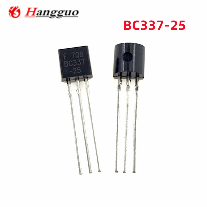 10PCS/Lot  BC337-25 TO92 Triode BC327-25 TO92 45V 0.8A C33725 C33735 TO92 transistor