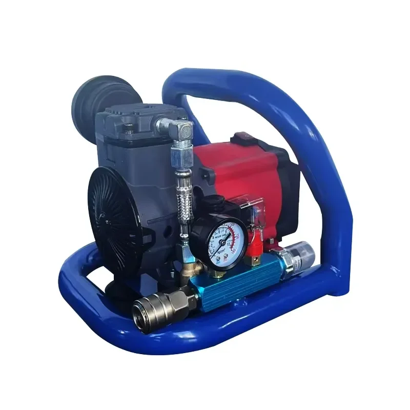 Portable Mini Lithium Battery Brushless Air Compressor with 21V 1.5L Air Tank 7bar Max Pressure Mute Air Cooled Motor