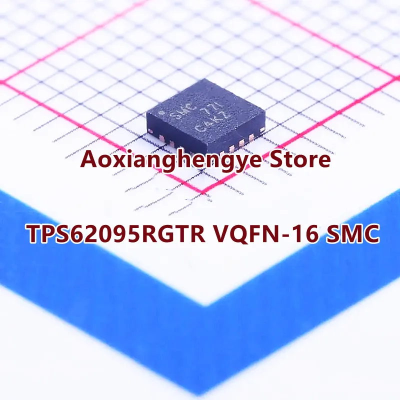 5PCS TPS62095RGTR VQFN-16（Marking：SMC）4A, High Efficiency Step Down Converter with DCS-Control and Low Profile Solution