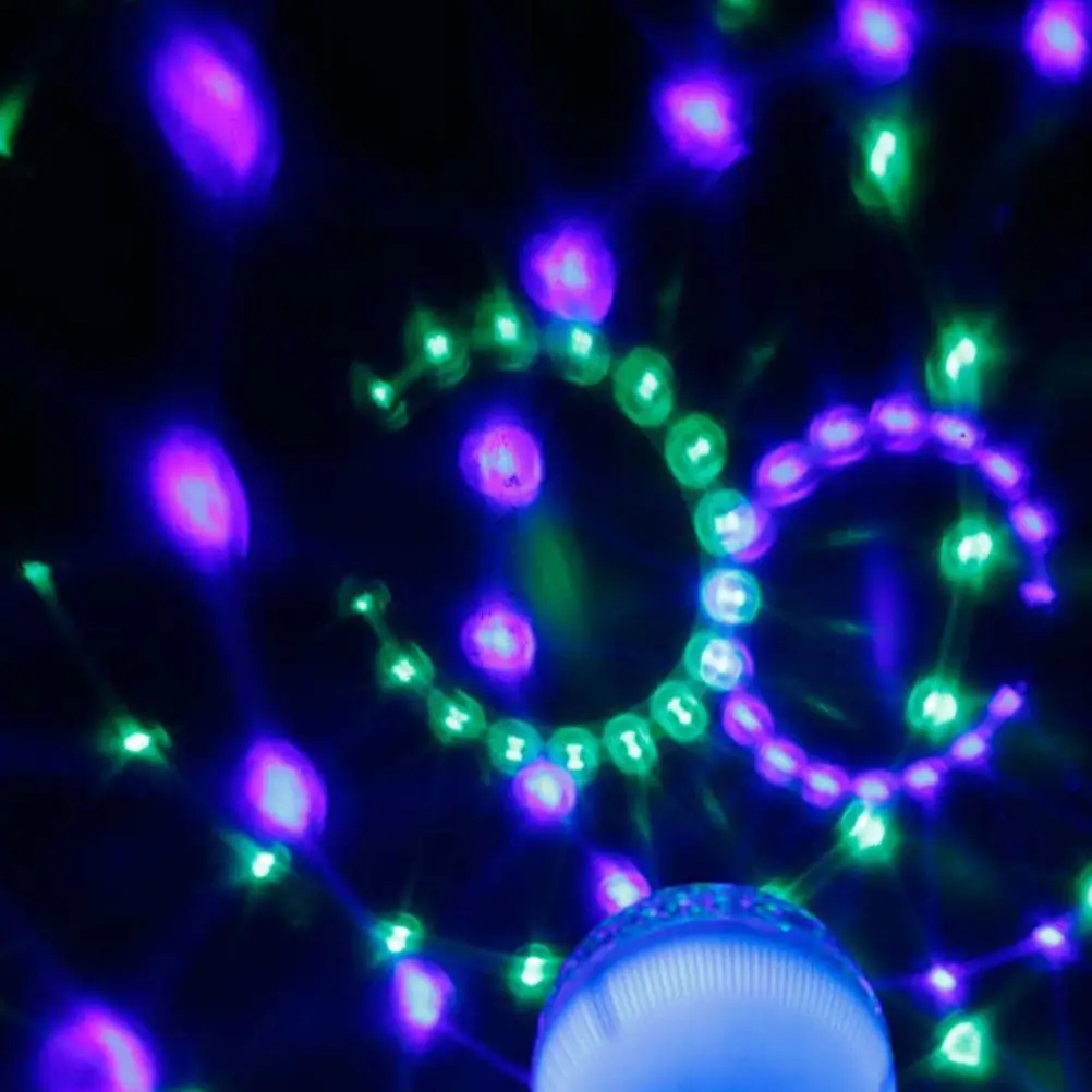 

Rgb Disco Party Light Bulb Rotating Ktv Stage Light Bulb Colorful Ambiance Lamp for Dance Festival Party Events