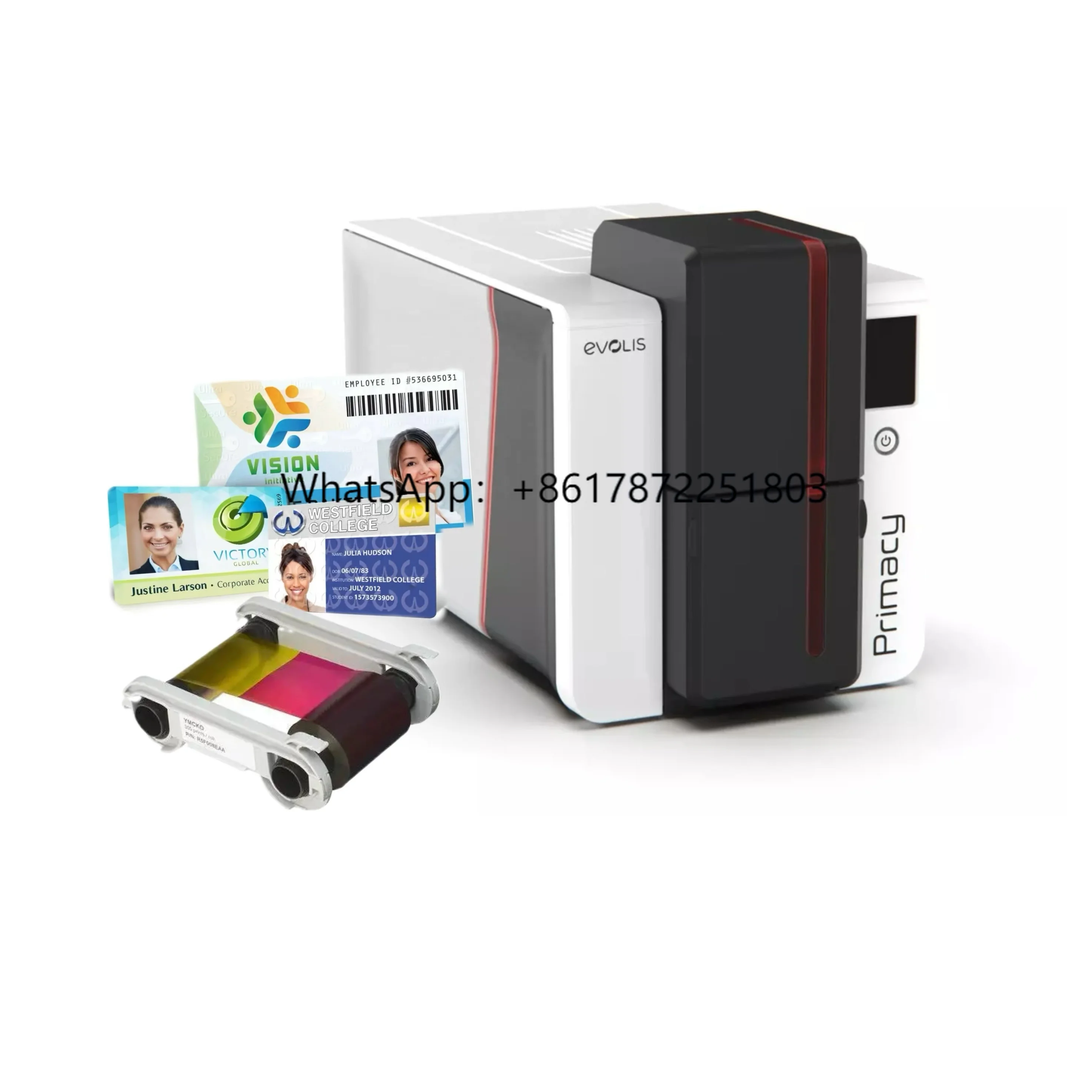 

New Genuine Evolis Primacy 2 ID Card Printer Retransfer Plastic Nfc Single and Dual Side Card Printer Cheap PVC Printer Machine