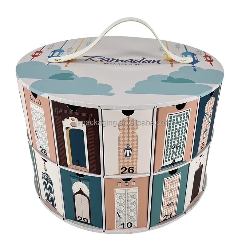 Luxury Advent Calendar Surprise Mystery Gift Box Muslim Cosmetic Makeup Ramadan Advent Calender 30 Days Advent Calender Box