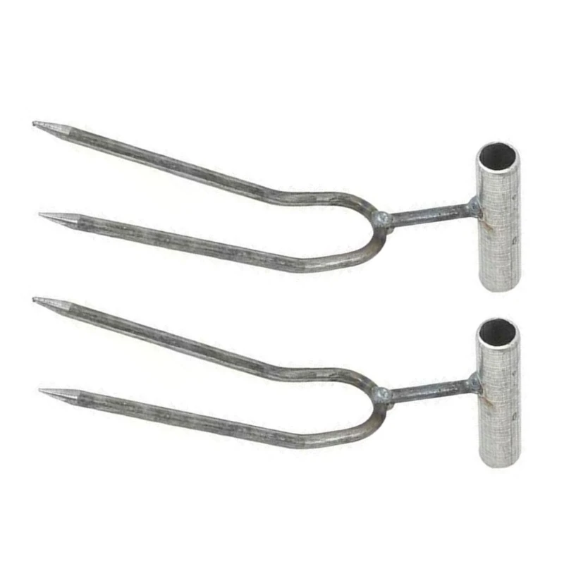 H58C Lightweight Handheld Soil Fork Landscape Rakes For Easy Gardening And Planting