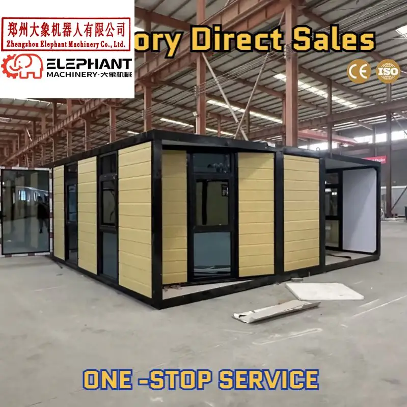 128 Square Meter Expandable Container House Tiny House Expanding Pod Container House Casa Contendor