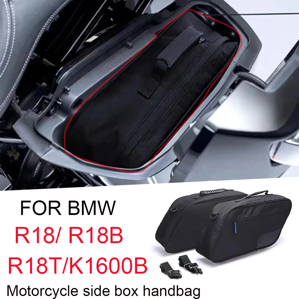 For BMW R18 B R 18 Transcontinental K1600B K 1600 B New Motorcycle side luggage bags saddle lining bags Waterproof Saddle Bag